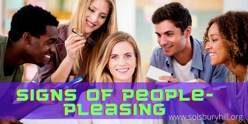 Signs of people pleasing